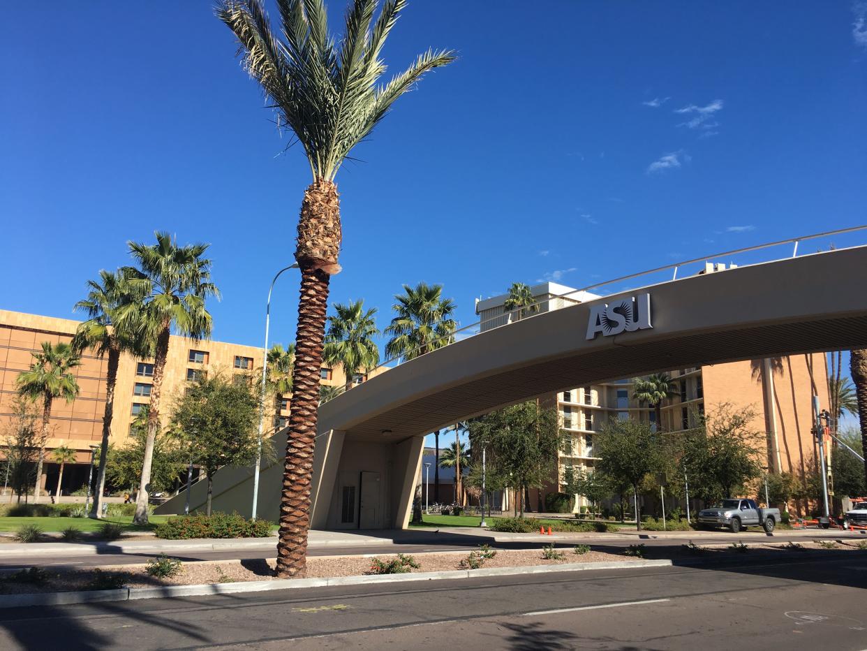 Palm Walk Overpass on Arizona State University's Tempe campus