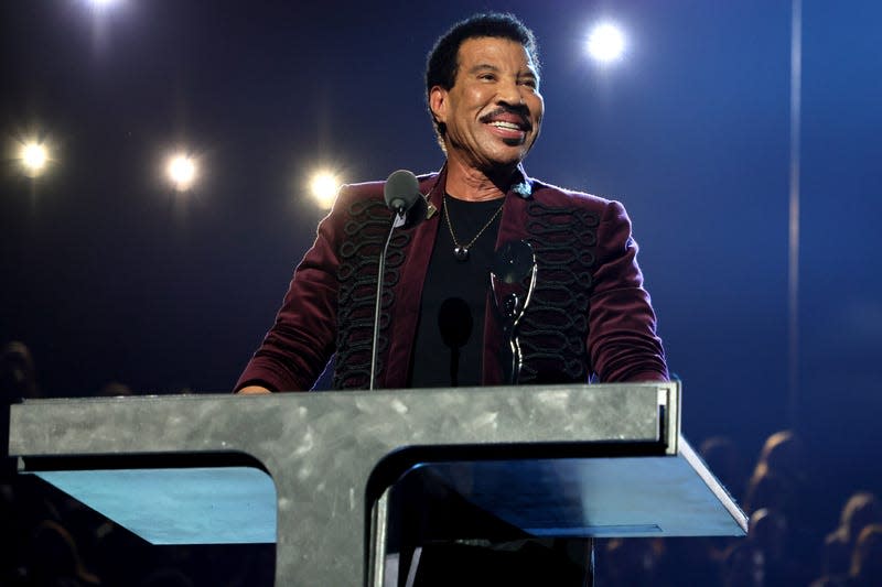 Lionel Richie speaks onstage during the 37th Annual Rock & Roll Hall of Fame Induction Ceremony at Microsoft Theater on November 05, 2022 in Los Angeles, California. (Photo by Theo Wargo/Getty Images for The Rock and Roll Hall of Fame)