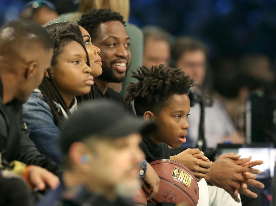 The NBA basketball star said it's a parent's job "to facilitate their lives and to support them and be behind them in whatever they want to do."