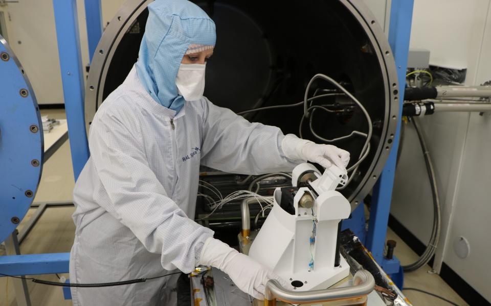 PITMS after successfully completing tests in a vacuum chamber