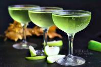 <p>Vanilla vodka makes this cocktail extra luscious.</p><p>Get the recipe from <a href="http://www.willcookforsmiles.com/2013/12/sour-apple-champagne-cocktail.html" rel="nofollow noopener" target="_blank" data-ylk="slk:Will Cook for Smiles;elm:context_link;itc:0;sec:content-canvas" class="link ">Will Cook for Smiles</a>.</p>