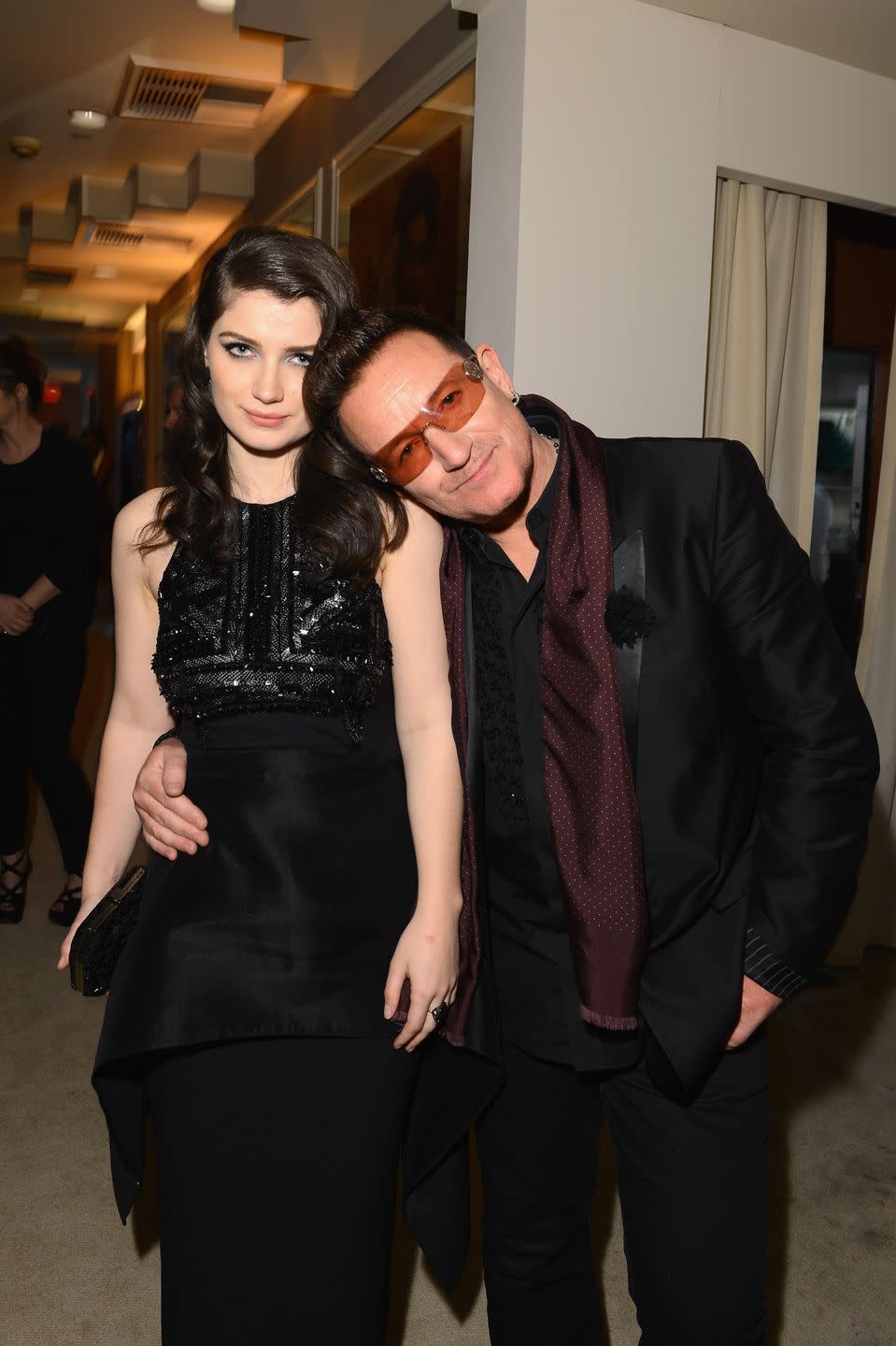 Eve Hewson and Bono