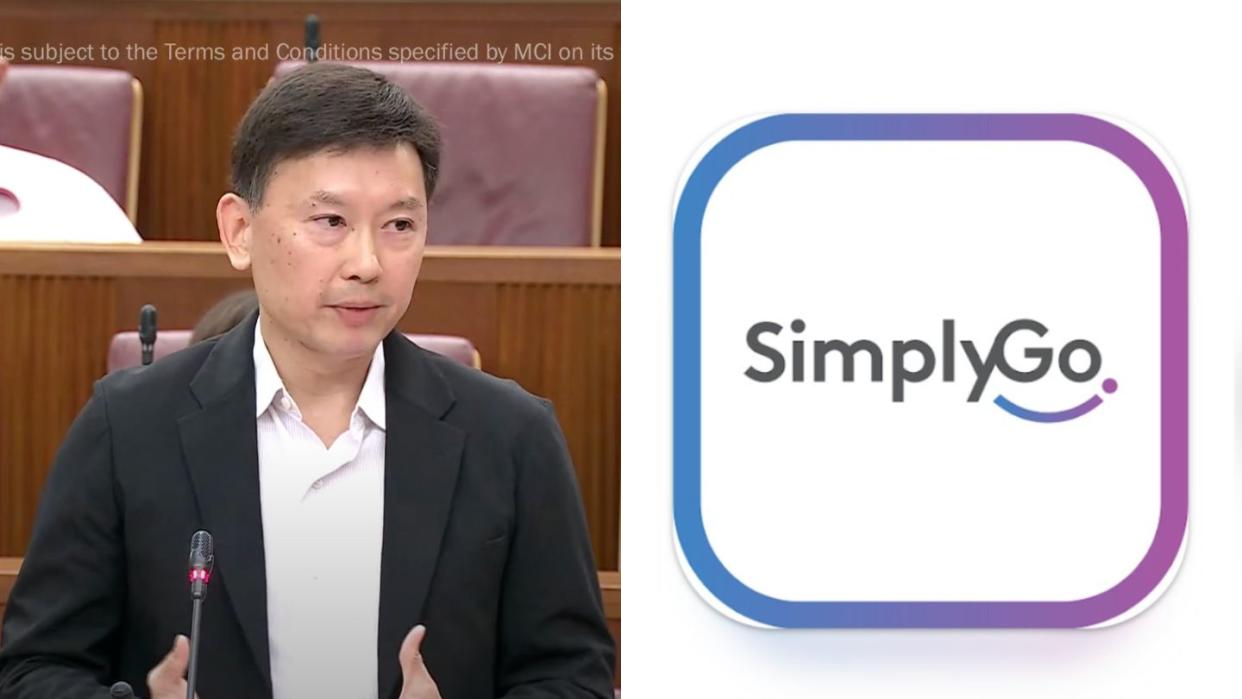 Transport Minister Chee Hong Tat acknowledged authorities' underestimation of commuters' preference for viewing fare deductions and card balances at station gates and bus card readers. (PHOTO: MCIYouTube/Screengrab and SimplyGo)