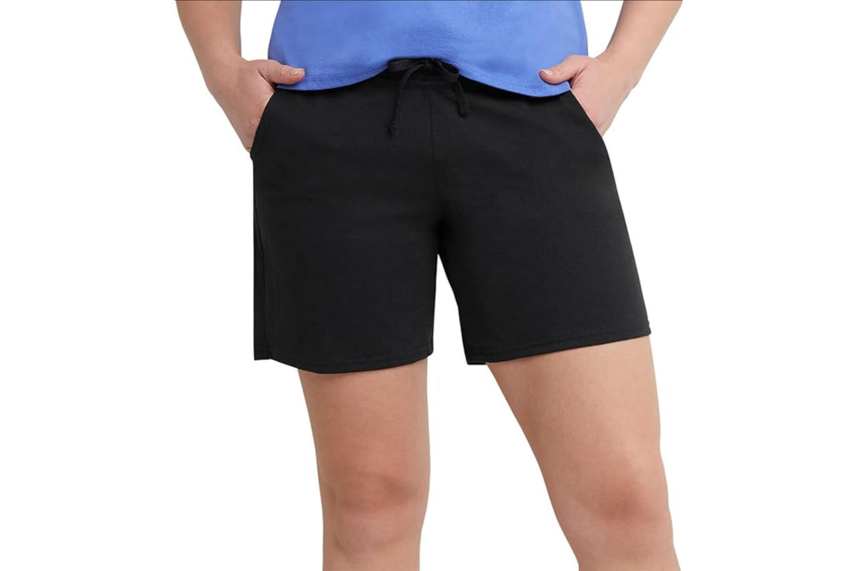 Hanes jersey sweat shorts