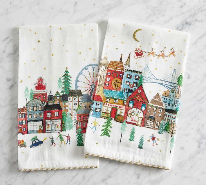 Christmas in the City Guest Towels