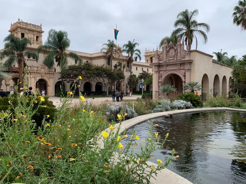 structure at Balboa Park in san diego