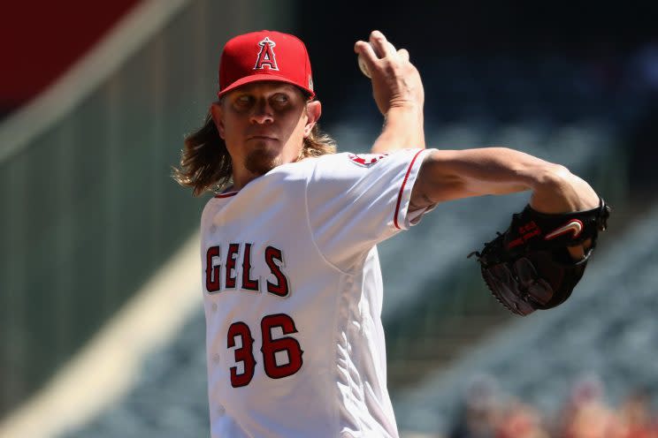 Jered Weaver is moving down the road in Southern California to sunny San Diego. (Getty Images)