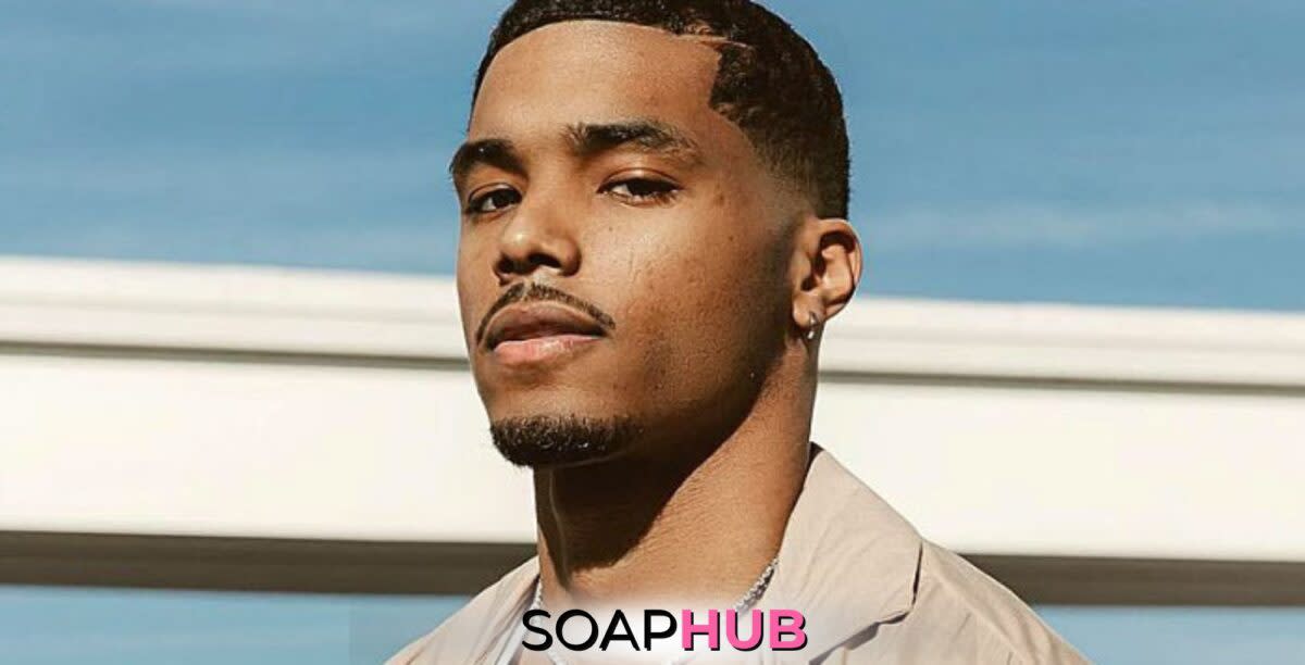 Rome Flynn image, Soap Hub logo.