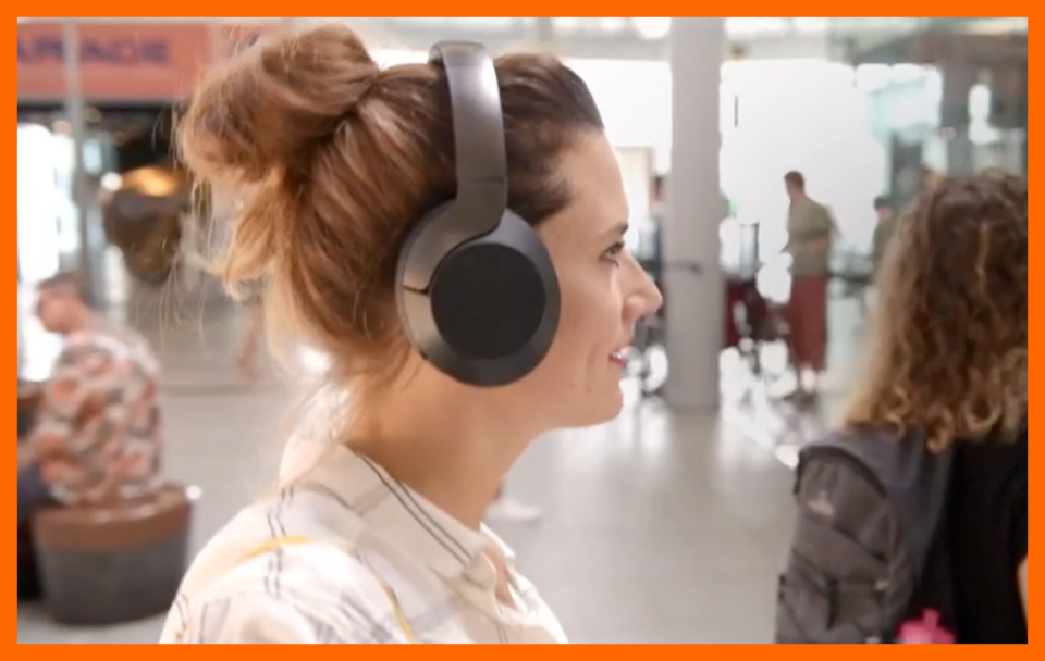 Philips Active Noise-Canceling Over-Ear Wireless Headphones: comfy even on your most hair-raising days.  (Photo: Amazon)