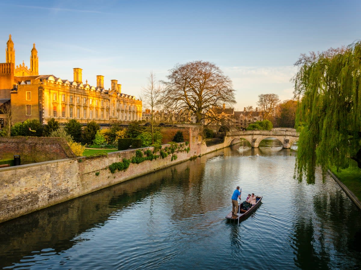 Punting on the River Cam – a quintessential Cambridge experience  (Getty Images)