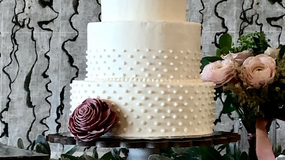 Alyssa Young, the owner of Cake Llama in Texas, has had to diversify her business away from the wedding industry. "We've had to try other things," she said. - Alyssa Young