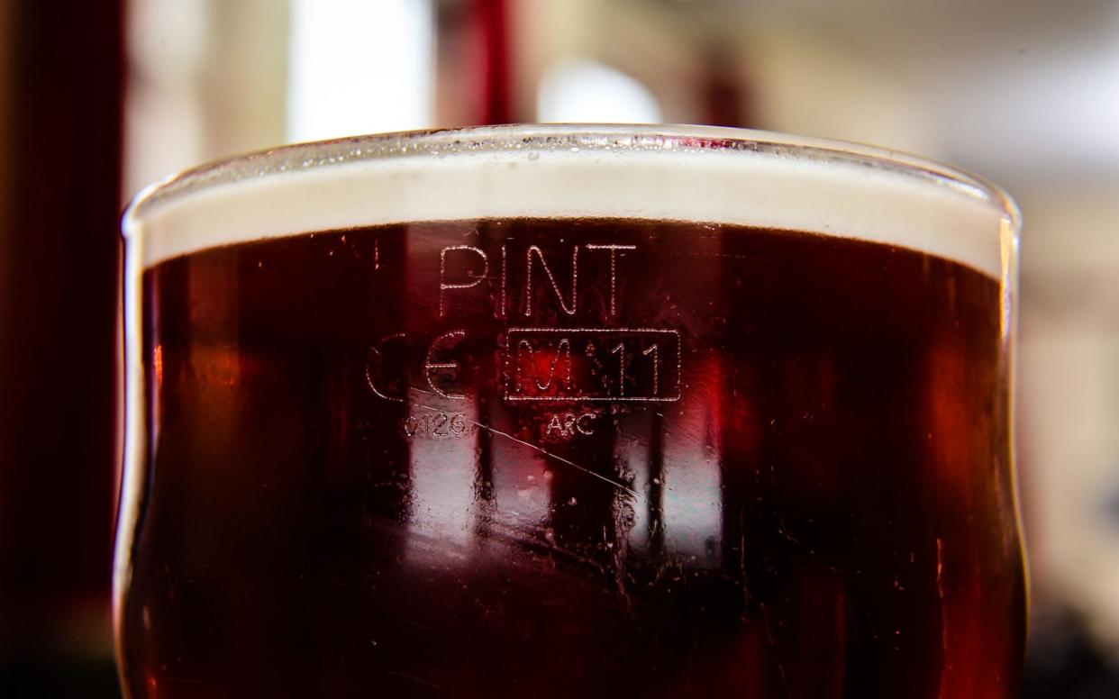 The price of a pint of bitter rose by 6p over the past year to £3.05, the biggest increase since 2014 - PA