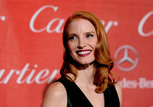 Jessica Chastain attends the 23rd Annual Palm Springs Film Festival awards gala on January 7,2012. Photo by Frazer Harrison, Getty Images