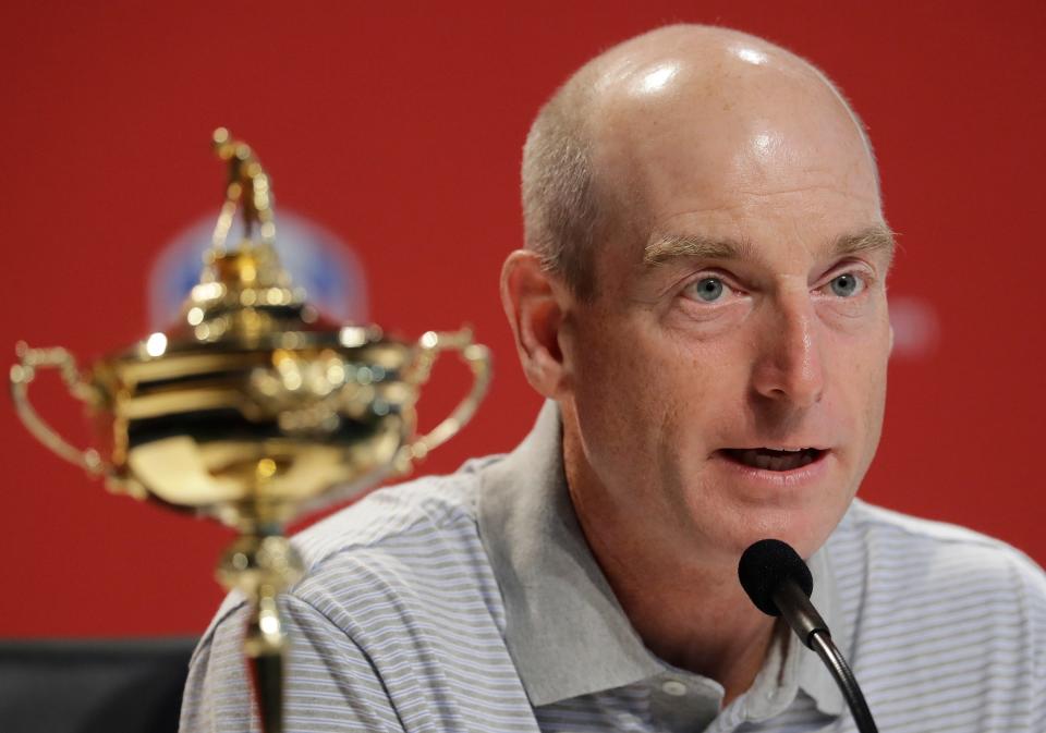 Jim Furyk of Jacksonville was the U.S. Ryder Cup captain in 2018, after playing in the event nine times.