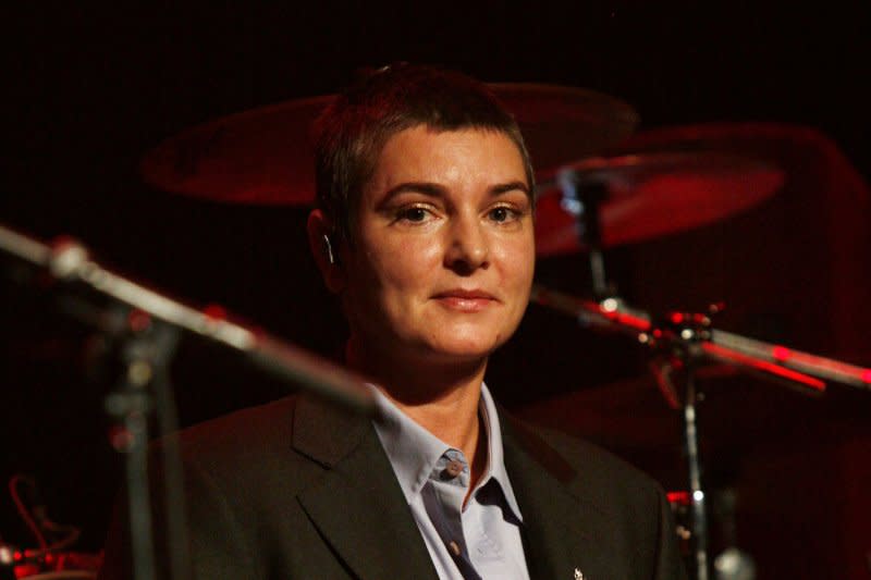 Sinéad O'Connor performs in Paris in 2007. File Photo by David Silpa/UPI