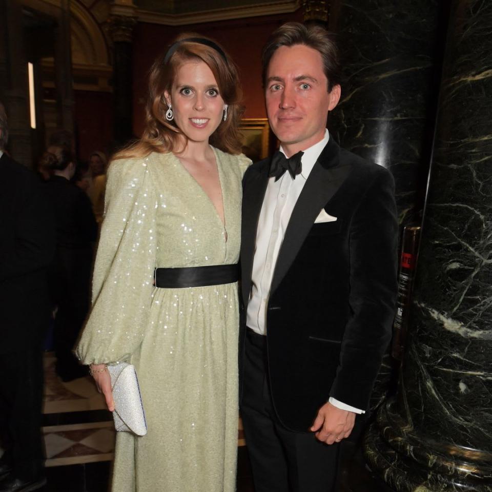 Princess Beatrice's husband Edoardo left out of royal wedding photo