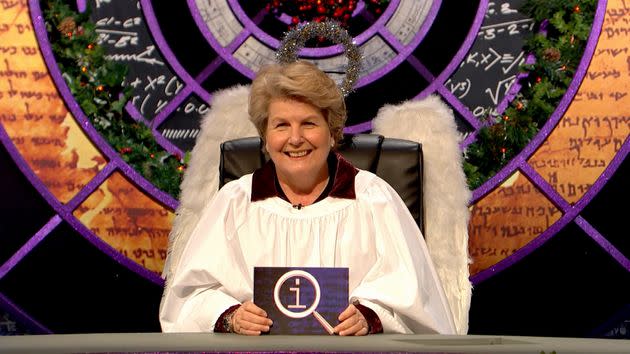 QI quizmaster Sandi Toksvig (Photo: Screen grabBBC/Fremantle Media/Talkback)