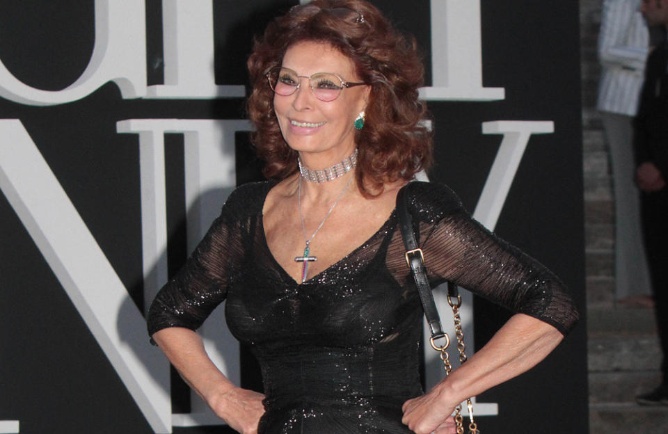 Sophia Loren - Giorgio Armani event 
