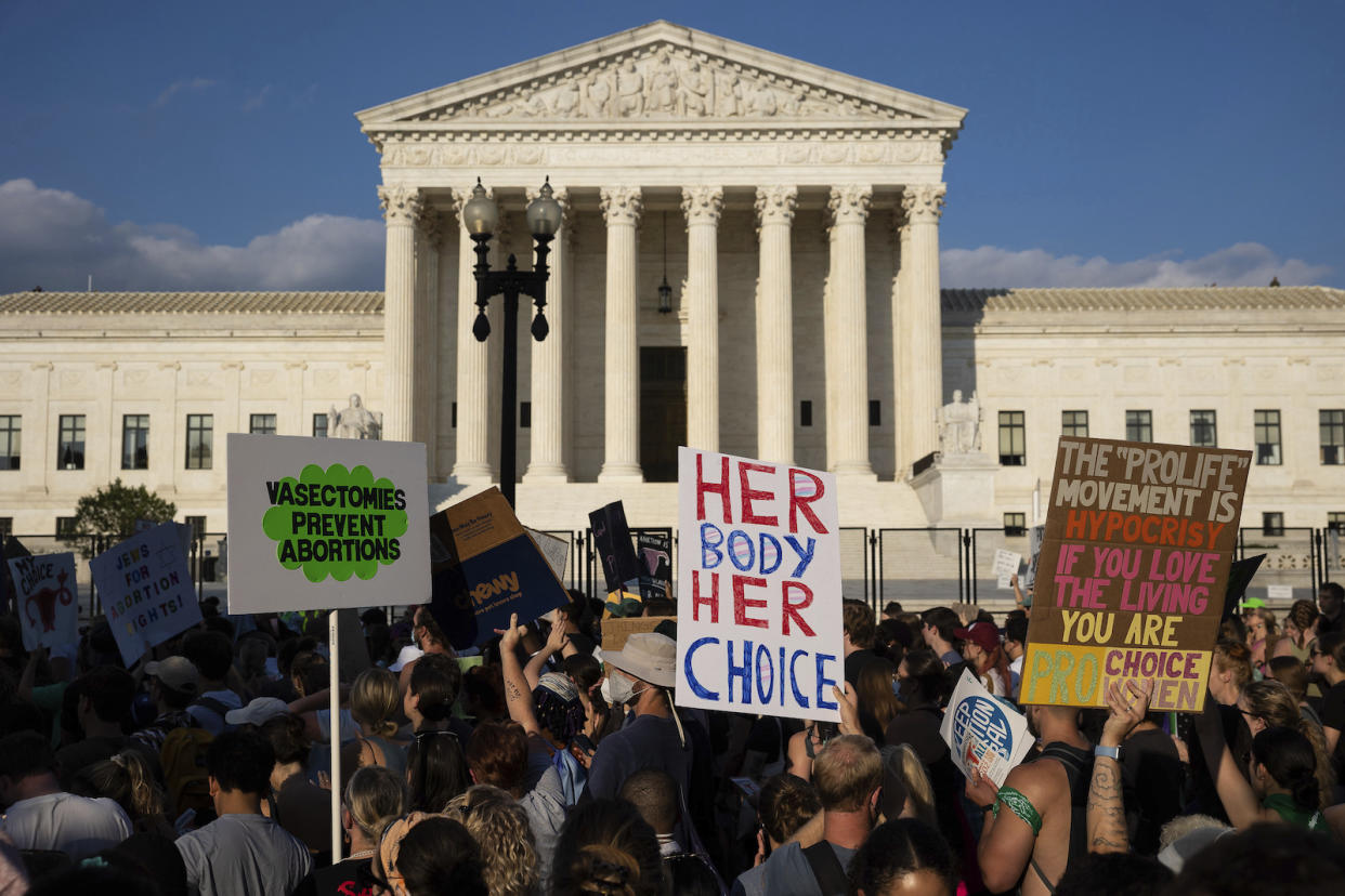 Abortion Demonstrations at Surpreme Court - Credit: Francis Chung/E&E News/POLITICO via AP Images