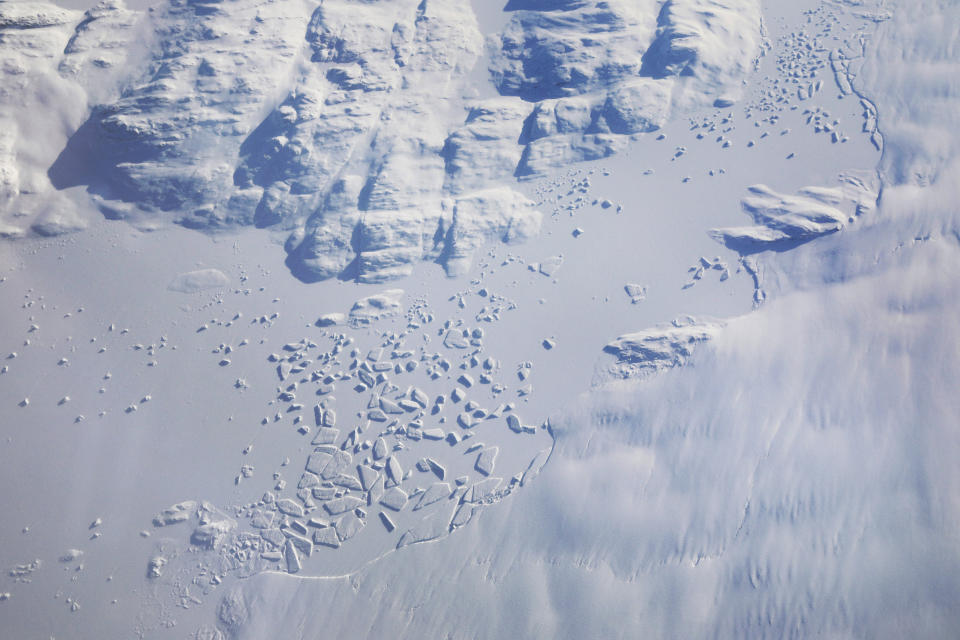 El colapso de un glaciar en Groenlandia muestra los efectos del cambio climático