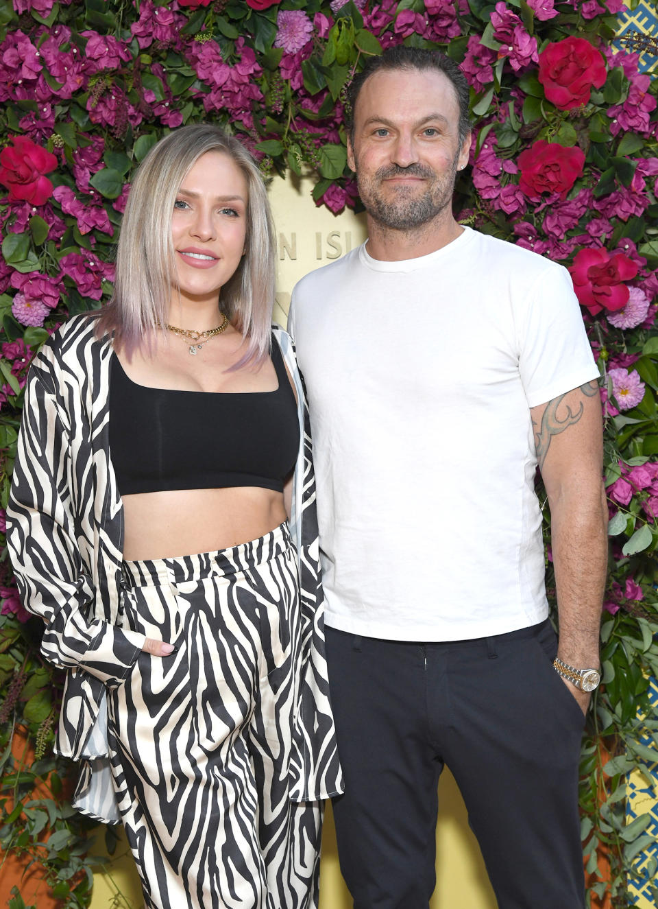 Sharna Burgess and Brian Austin Green  (Jon Kopaloff / Getty Images )