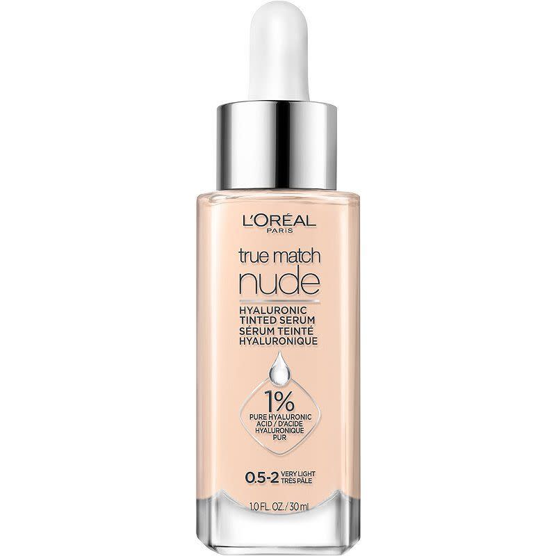 4) True Match Nude Hyaluronic Tinted Serum Foundation