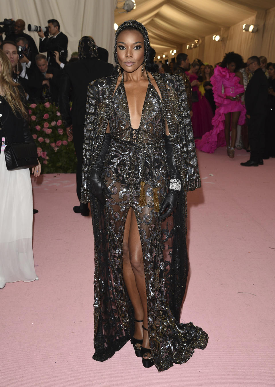 Gabrielle Union attends The Metropolitan Museum of Art's Costume Institute benefit gala celebrating the opening of the "Camp: Notes on Fashion" exhibition on Monday, May 6, 2019, in New York. (Photo by Evan Agostini/Invision/AP)
