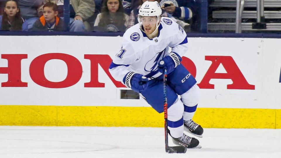 Brayden Point and the Tampa Bay Lightning agreed to terms Monday. (Getty)