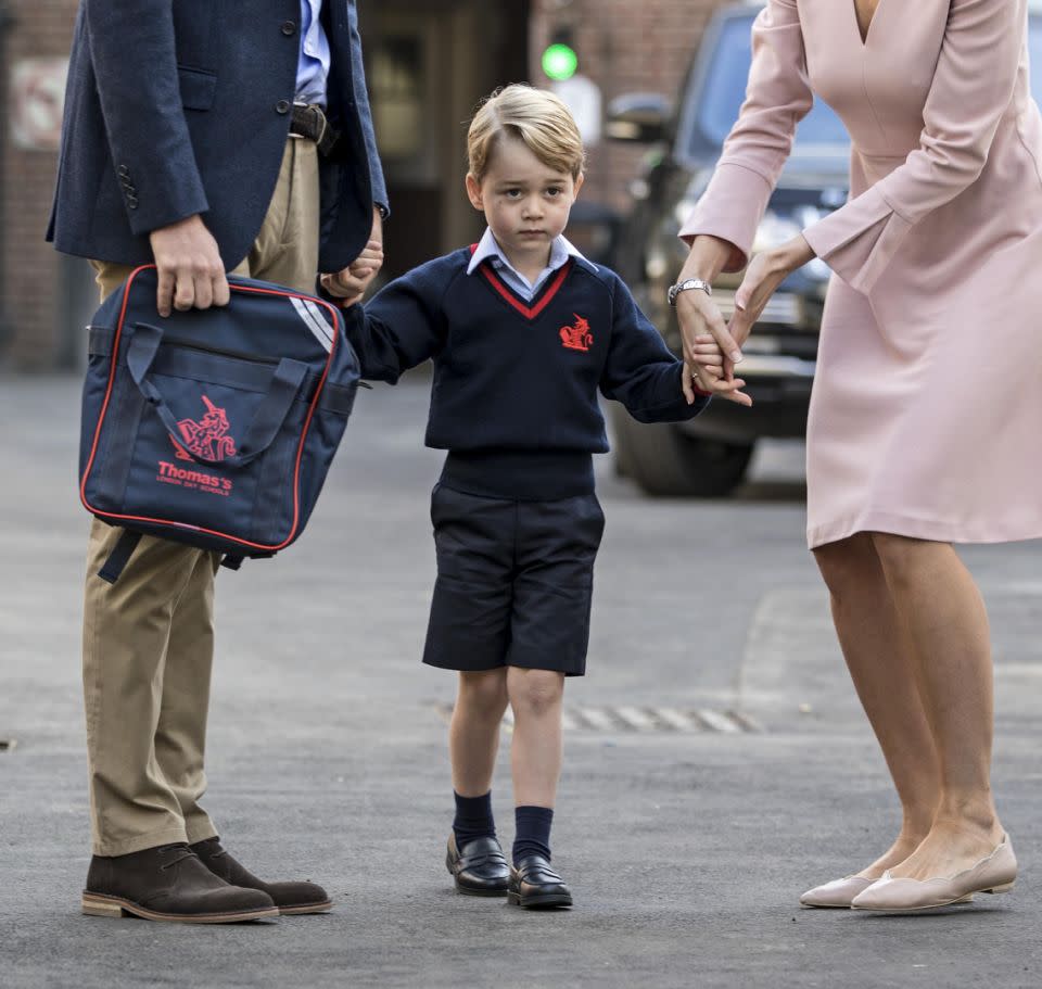 George's school costs a whopping AU$30K a year. Photo: Getty