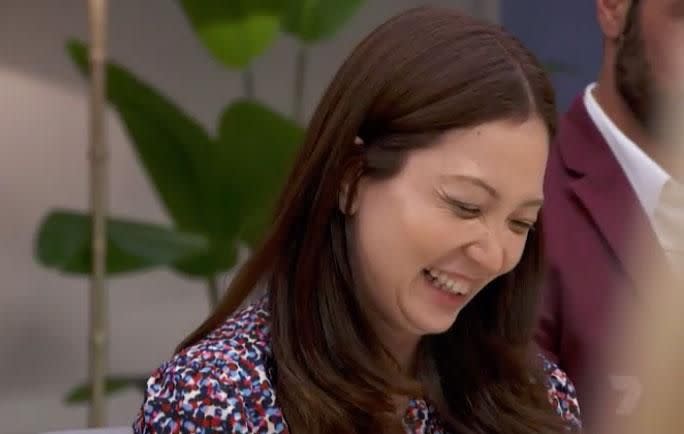 When speaking to Be, Sonya says 'emotions were high' during filming, especially when Suong laughed at her for thinking Alex and Emily's main meal was too 'salty'. Source: Channel Seven