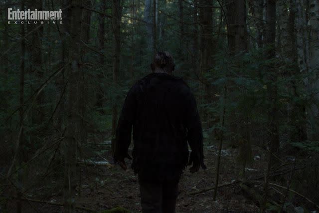 <p>Courtesy of IFC Films</p> Johnny enjoys a quiet stroll through the forest in 'In a Violent Nature'