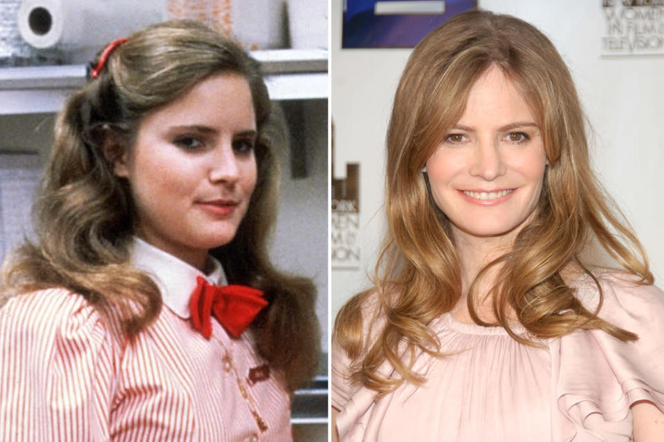 Jennifer Jason Leigh<br> Hard to believe that <a href="http://movies.yahoo.com/person/jennifer-jason-leigh/" data-ylk="slk:Jennifer Jason Leigh;elm:context_link;itc:0;sec:content-canvas" class="link ">Jennifer Jason Leigh</a> is 50-years-old. After playing the naive Stacy Hamilton in "Fast Times," Leigh starred in a slew of well received films including "<a href="http://movies.yahoo.com/movie/rush/" data-ylk="slk:Rush;elm:context_link;itc:0;sec:content-canvas" class="link ">Rush</a>," "<a href="http://movies.yahoo.com/movie/short-cuts/" data-ylk="slk:Short Cuts;elm:context_link;itc:0;sec:content-canvas" class="link ">Short Cuts</a>," "<a href="http://movies.yahoo.com/movie/the-machinist/" data-ylk="slk:The Machiniest;elm:context_link;itc:0;sec:content-canvas" class="link ">The Machiniest</a>," and "<a href="http://movies.yahoo.com/movie/margot-at-the-wedding/" data-ylk="slk:Margot at the Wedding;elm:context_link;itc:0;sec:content-canvas" class="link ">Margot at the Wedding</a>." In recent years, she worked on Showtime's "<a href="http://tv.yahoo.com/weeds/show/37082" data-ylk="slk:Weeds;elm:context_link;itc:0;sec:content-canvas" class="link ">Weeds</a>." She was recently tapped to play the mom of Emily Thorne in the hit ABC show “Revenge.” Next year, she'll star opposite Daniel Radcliffe and Ben Foster in "Kill Your Darlings," a film about writers Allen Ginsberg and William Burroughs.