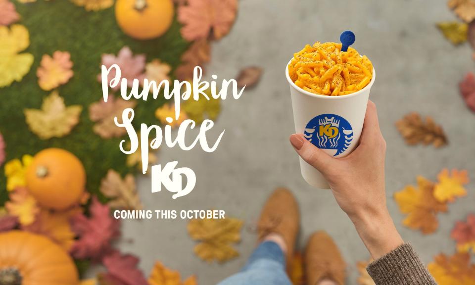 Pumpkin spice Kraft Dinner, anyone?