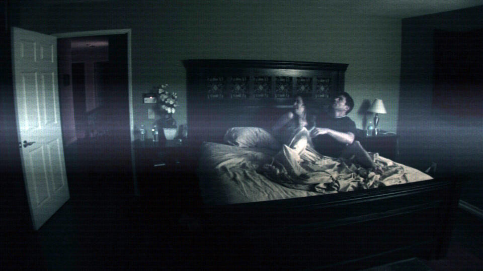 Katie Featherston and Micah Sloat deal with some 'Paranormal Activity' (Photo: Paramount Pictures/courtesy Everett Collection)