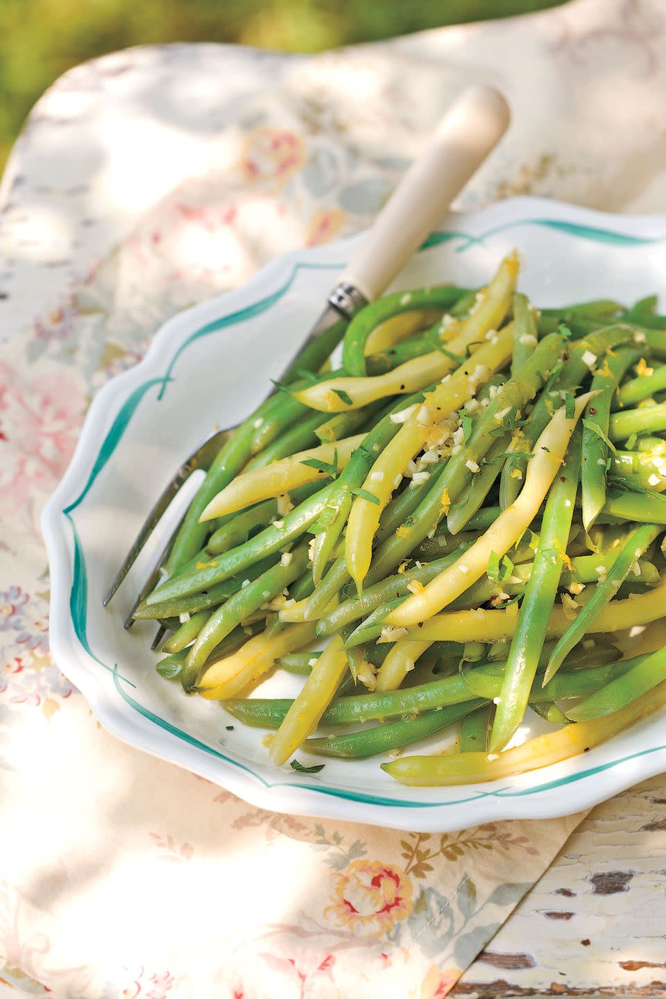 Green Beans with Orange Beurre Blanc