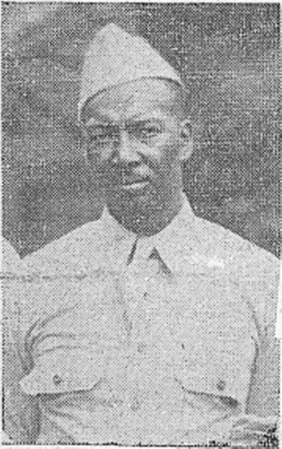 Booker T. Spicely in 1944