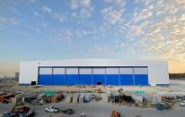 Boeing’s South Carolina building, where the 787 Dreamliner is undergoing final assembly, is nearing completion.