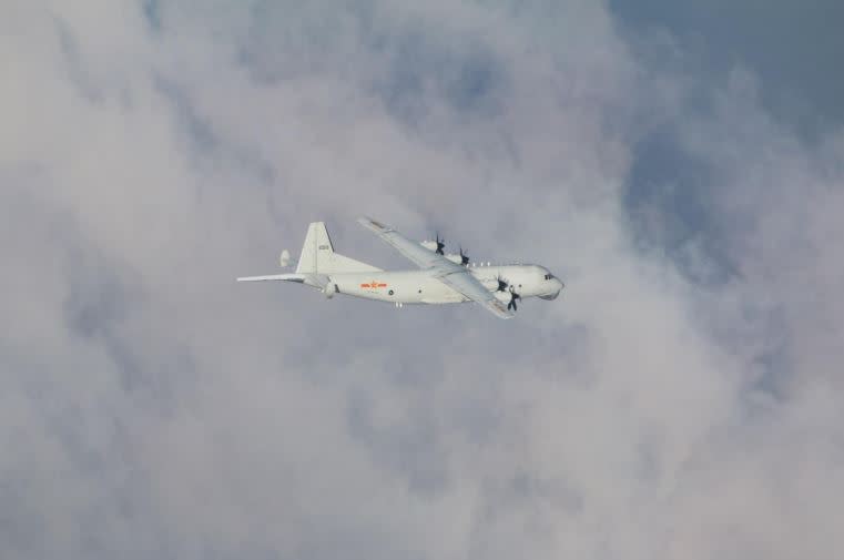 運-8反潛機侵擾台灣東南空域。（圖／國防部官網）