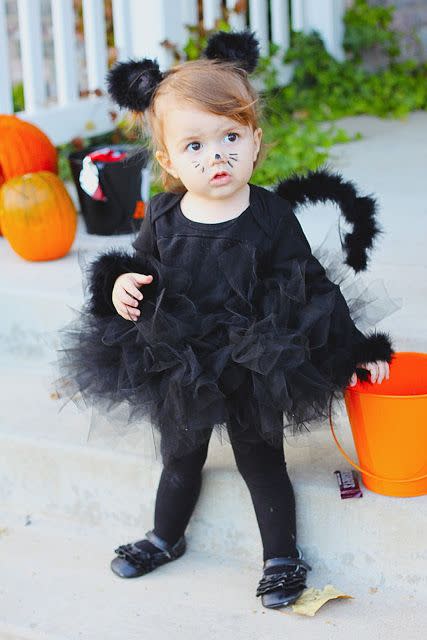 38) Black Cat Toddler Halloween Costume