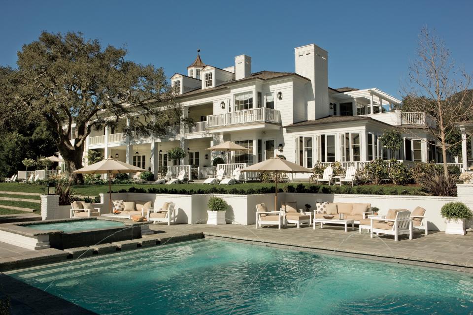 Rob Lowe's Montecito home.