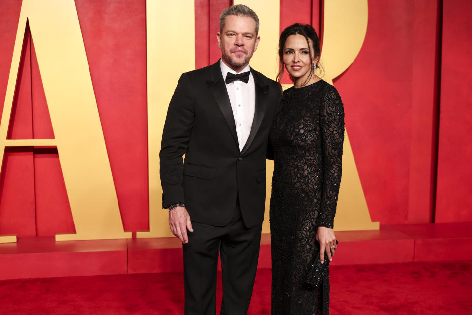 Matt Damon & Luciana Barroso