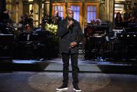 <p>Dave Chappelle tested the boundaries of <em>SNL</em>-approved speech when he hosted the show in 2016, at one point offering a cheeky apology to Lorne Michaels. It didn't seem to matter much, though: he took home an Emmy for the appearance.</p>