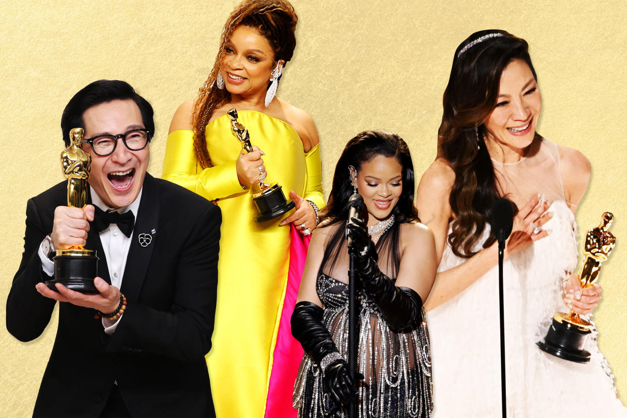 Ke Huy Quan; Ruth E. Carter; Rihanna; Michelle Yeoh