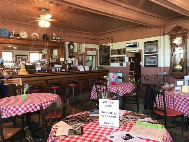 The Washington House features a replica of the ice cream shop where the sundae is said to have been invented.