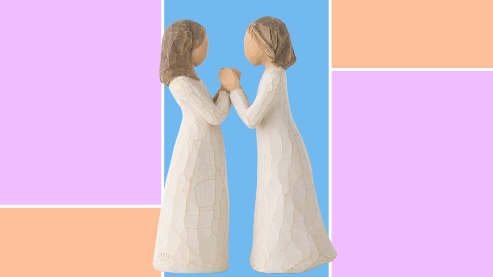 This sculpture illustrates the closeness between sisters, making it a great gift for the sister in your life.