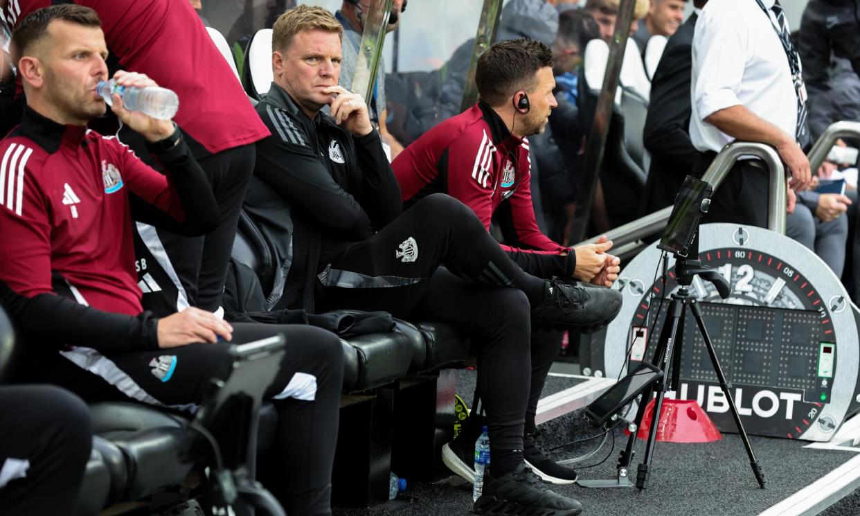 <span>Eddie Howe lost key allies in the club’s boardroom over the summer and let it be known he was not that happy about it.</span><span>Photograph: Alex Dodd/CameraSport/Getty Images</span>