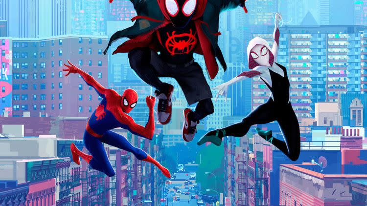 spider man into the spiderverse spiderman movies in order