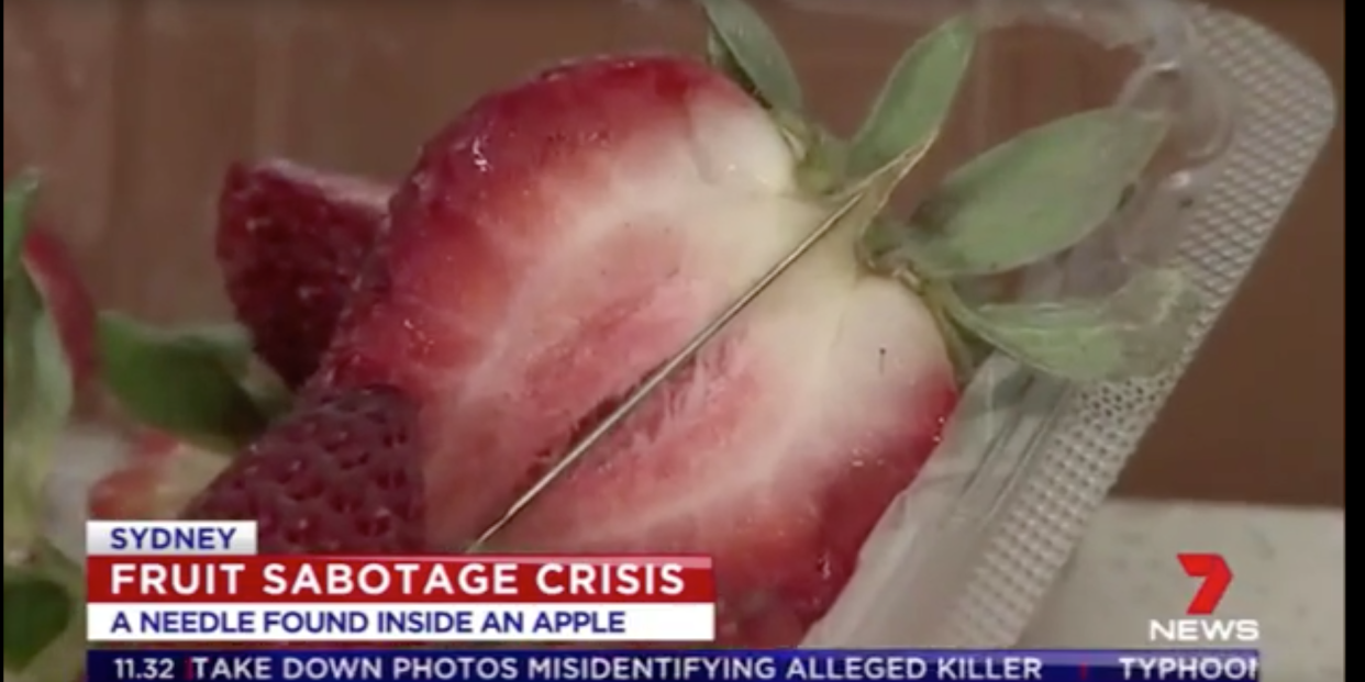 needle strawberry australia