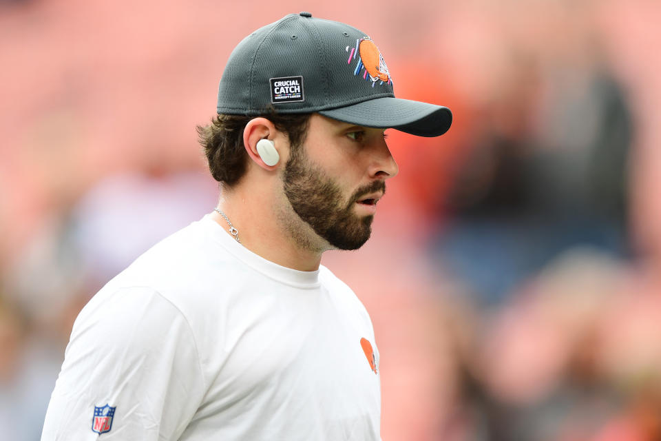 Baker Mayfield with the Browns.