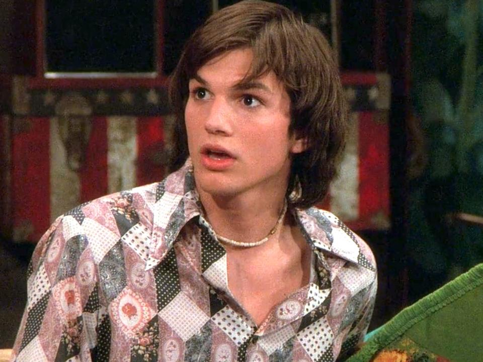 Ashton Kutcher as Kelso on the series premiere of "That '70s Show."